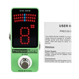 Sintonizador de pantalla LED de pedal DE SINTONIZADOR DE PRECISIÓN DE con bypass verdadero para bajo de guitarra cromática - Product Image 3