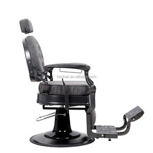 Ghế cắt tóc cổ điển, chân mạ crôm, bọc da tổng hợp dành cho Spa, Salon làm đẹp - Product Image 4