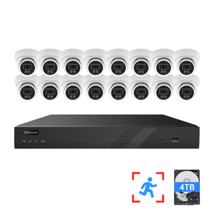 Ndaa 16CH 4k POE NVR an ninh Kit 8MP ai IP máy ảnh con người/xe phát hiện, phá hoại bằng chứng PoE Bộ dụng cụ hoàn chỉnh bộ 2.8mm ống kính - Product Image 2