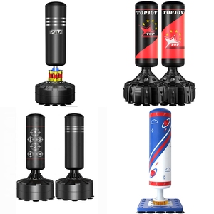 Saco de Boxeo Independiente Resistente para Adultos, Equipo de Entrenamiento de Boxeo para Interiores/Exteriores, para Principiantes, Fitness, Gimnasio <span class=keywords><strong>en</strong></span> <span class=keywords><strong>Casa</strong></span> - Product Image 2