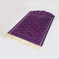Tapis de prière islamique turc moderne 80x120CM à motif abstrait Janamaz Sajjadah Namaz, fabriqué à la machine, en polyester à motif vigne et arche