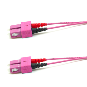 Jarretières optiques Duplex SC/<span class=keywords><strong>LC</strong></span> Om4 Multimode <span class=keywords><strong>LC</strong></span>-<span class=keywords><strong>LC</strong></span> 50/125 OM4 Duplex Fiber Optic Patch Cord jumper Fibre Flylead - Product Image 5