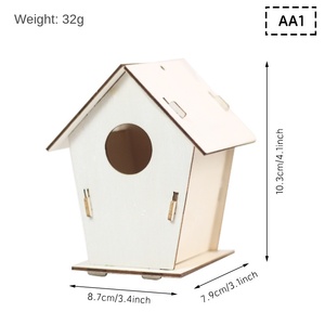 ที่แขวนยังไม่เสร็จบ้านไม้รังนกศิลปะสร้างสรรค์เป็นมิตรกับสิ่งแวดล้อมโครงการรังนกสำหรับห้องเรียนกิจกรรมปาร์ตี้ออกแบบแกะสลัก - Product Image 6