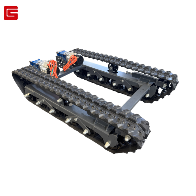 Electric Robot Platform Undercarriage Rubber Track Chassis for Agricultural Inspection UGV with OEM/ODM Custom Service