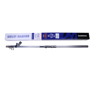 Canne à pêche marine Shimano 23 Multi avec guides SIC pour la pêche en roche, en bateau et en eau salée, couleur gris argenté - Product Image 4