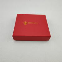Boîte en carton mate imprimée au design personnalisé Logo doré personnalisé Boîte cadeau haut et bas de bijoux en papier écologique