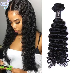XYS Wholesale Price Virgin One Donor Hair, Hot Sale Brazilian Human Hair Bundles, Super Double Drawn Bouncy Curly Hair Extension