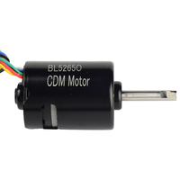 Motor BLDC BL5265I 002 de Alto Torque de 52 mm con Controlador Integrado, 50 W, 24 V, IP55, para Uso en Robots, Electrodomésticos y Ventiladores, 8000 rpm