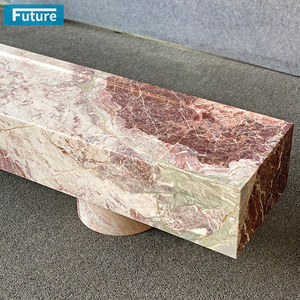 Taburete de silla de mármol elegante de mármol contemporáneo para grandes reuniones familiares y eventos Patio y decoración del hogar - Product Image 4