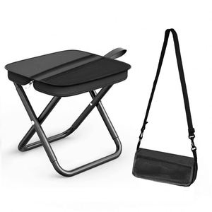 Chaise de camping pliante portable ultralégère en fer, siège compact durable, style minimaliste japonais, pour adultes, voyage, mobilier d'extérieur - Product Image 5