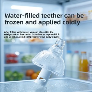 Precio al por mayor: Alimentador de frutas de silicona y PP de grado alimenticio, fabricado en Guangzhou, con diseño de dibujos animados, accesorio para bebés de 0 a 12 meses. - Product Image 2