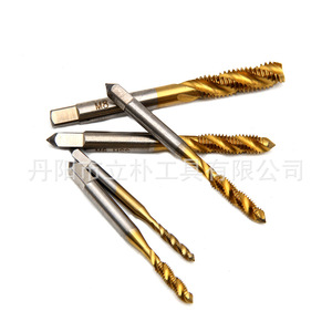 High Speed Steel Spiral Machine Taps M3 M4 M5 M6 M8 Titanium Plated For Steel Drilling Machine - Product Image 4