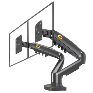 NB F160 Màn hình LCD Đơn Cánh tay mới đến màn hình kép máy tính đứng với 90 độ nghiêng nâng xoay kệ - Product Image 5
