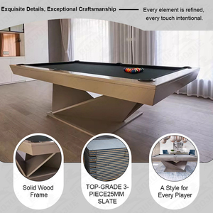 Bojue Nhà Máy Hiện Đại Sang Trọng Tùy Chỉnh Rắn Gỗ Chân Bàn Hồ Bơi 9ft/8ft/7ft Kích Thước Tiêu Chuẩn Slate Đệm Snooker Billiards - Product Image 5
