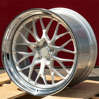 Jantes forgées 2 pièces pour voitures particulières 22 24 26 5*114.3 5*112 5*100 5*120 pour G20 Série 3 G30 Série 5 W205 Classe C W213 Classe E