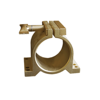 Support de fixation de broche Gold Tilt 65,80 mm à haute rigidité pour l'installation du moteur de broche de machine-outil CNC