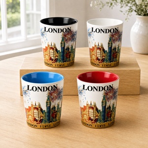 Vaso Moderno de Cerámica y Porcelana con Forro de Color, Azul, Negro, Rojo, Blanco, Venta al por Mayor, para Hogar, Bar, Mostrador, Fiesta, Regalo, Decoración <span class=keywords><strong>LEXI</strong></span> - Product Image 1