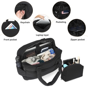 Borsa da Viaggio Leggera Espandibile, <span class=keywords><strong>Borsone</strong></span> per Weekend e Pernottamenti, Borsa Unisex con Beauty Case - Product Image 4