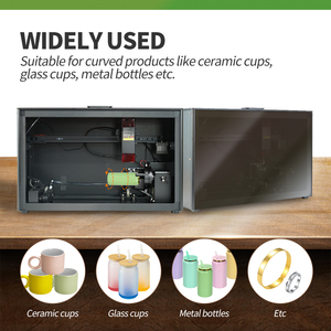 เครื่องแกะสลักขวดเลเซอร์แบบสแตนเลสสำหรับดีไซน์ขวดแก้ว - Product Image 6