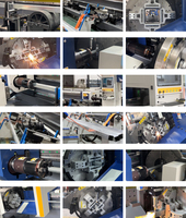Machine de découpe laser fibre CNC 4 axes de haute précision certifiée CE, mandrin 120 mm, refroidie par eau, Cypcut HIWIN AI/PLT