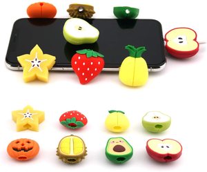 Protecteur de câble en silicone 3D mignon et créatif en forme de dessin animé - Product Image 3