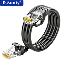 Câble Internet LAN extérieur Cat6 UTP à gaine PVC, prix usine, 1m/3m/50m/100m, haute vitesse 250MHz 1Gbps, cuivre nu 24/26/28AWG