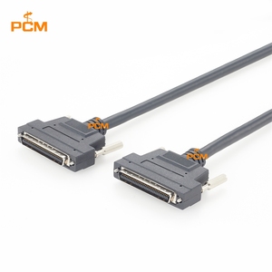 כבל SCSI HPCN68 זכר ל-HPCN68 זכר, MDR 68 פינים עם נעילת בורג, לאוטומציה תעשייתית, רובוטים, מערכת IO, בקרת תנועה CNC - Product Image 6