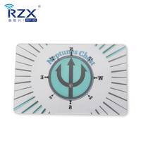 Carte NFC transparente RFID imprimable de 85,5*54 mm, carte de visite