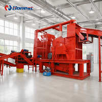 Machine de recyclage de stators et rotors de moteurs usagés, usine de séparation de fils de cuivre