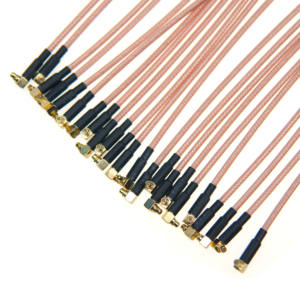 Connettore MMCX Maschio ad Angolo Retto a MMCX Femmina a 90 Gradi, Cavo RG316 50 Ohm, Prolunga Coassiale RF, Cavo Jumper Coassiale - Product Image 4