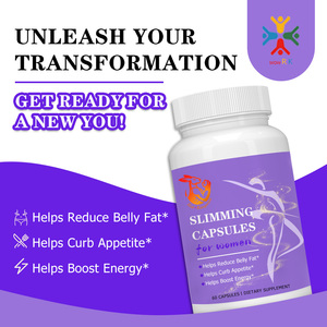 Capsules amincissantes en gros d'usine avec mélange de probiotiques, poudre de psyllium, suppléments à base de plantes en capsules, aide à réduire l'appétit - Product Image 3