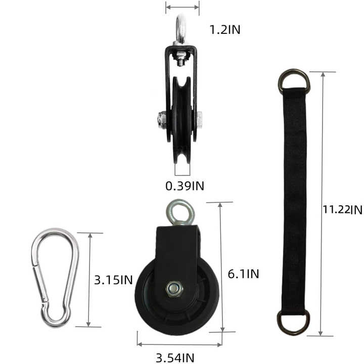 Gym Rope Pulling Exercise Machine - Endless Rope Trainer