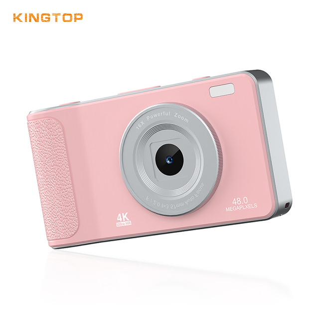 Digital Mini Camcorder 4\" Big Screen Large Battery OTG Type-C Children's Photograph Camera Plastic Perfect Camera for Teens
