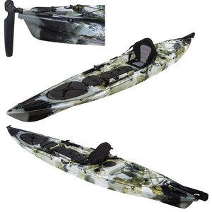 <span class=keywords><strong>Canoas</strong></span>-pedales de pesca para adultos y jóvenes, kayak para sentarse en la parte superior o con soporte de 500lbs de capacidad, remo o motor de accionamiento de pie sin esfuerzo - Product Image 6