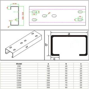 Steel Construction Automatic Change C <strong>Z</strong> <strong>Purlin</strong> <strong>Making</strong> Roll Forming <strong>Machine</strong> - Product Image 5