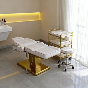 เตียงนวดไฟฟ้าหนัง PU คุณภาพสูงสำหรับต่อขนตา สักคิ้ว ศัลยกรรมตกแต่ง และใช้ในร้านเสริมสวยเชิงพาณิชย์ - Product Image 5