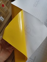 Vinilo Adhesivo Reflectante Imprimible de PVC Blanco Brillante Removible de Fábrica, Rollo de Pegatinas de Alta Resistencia a la Tracción para Danza