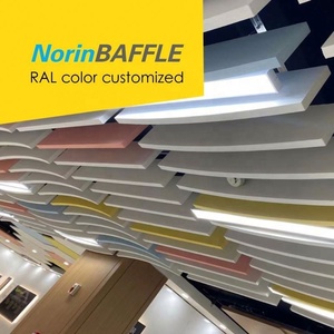 Panneau de plafond acoustique Wave Line noir pour absorption sonore de <span class=keywords><strong>cinéma</strong></span> - Product Image 4