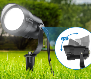 Nouveau projecteur de jardin 10W IP65 étanche à LED pour extérieur avec piquet pour pelouse, arbres - Product Image 3