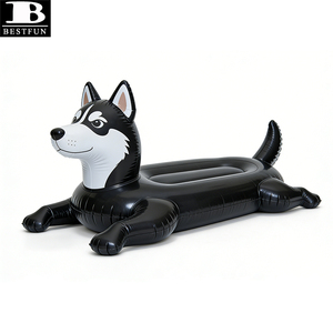 Île flottante géante Husky gonflable de qualité supérieure, transat aquatique durable, matelas pneumatique pour enfants et adultes - Product Image 1