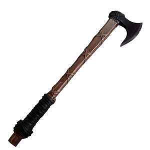 Commerce extérieur transfrontalier PU Viking hache solide en caoutchouc ouvert montagne hache longue poignée courte hache lame ouverte jouet épées produit - Product Image 1
