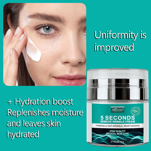 Crème anti-rides instantanée 5 secondes <span class=keywords><strong>à</strong></span> marque privée, peptide raffermissant |   Hydratant anti-âge hydratant sans sulfate pour tous les types <span class=keywords><strong>de</strong></span> peau - Product Image 3
