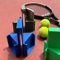 Supporto per Telefono e Action Cam 3D per Rete da Tennis, Clip di Fissaggio a Doppia Persiana per Registrazione Partite e Allenamento - Vendita Calda