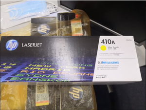 Cartouche de <span class=keywords><strong>toner</strong></span> originale jaune H-P <span class=keywords><strong>410A</strong></span> CF410A 35*10*14, rendement 2300 pages, pour M477fdw/M477fdn/M477fnw/M377dw/M452dn/M452dw/M452nw - Product Image 6