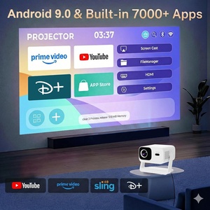 Projecteur portable intelligent X28 Full HD natif 1080P 4K WiFi 6 pour divertissement à domicile, chambre, cinéma pour enfants, projecteur économique - Product Image 4