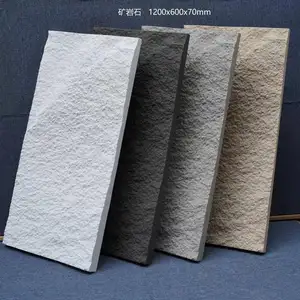 2024新产品聚氨酯石材墙板3D墙板人造轻质石板石材