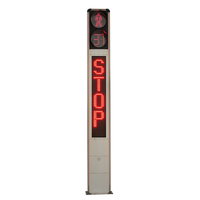 Feu de signalisation piétonnier intégré 300 mm à LED avec affichage de compte à rebours 80/80, boîtier PC, pour parcs logistiques