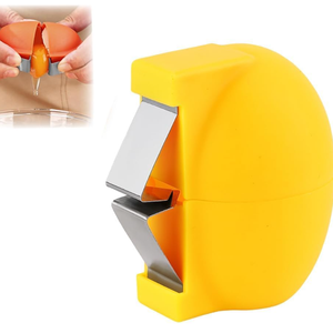 Ouvre-coquille d'œuf, coupe rapidement les œufs durs, éplucheur d'œufs, brise-coquille d'œuf en acier inoxydable, gadget de cuisine - Product Image 1