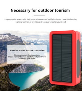 <span class=keywords><strong>Batterie</strong></span> <span class=keywords><strong>Externe</strong></span> Portable <span class=keywords><strong>Solaire</strong></span> sans Fil 50000 mAh avec LED, Power Bank Haute Capacité pour <span class=keywords><strong>iPhone</strong></span> Android - Product Image 5