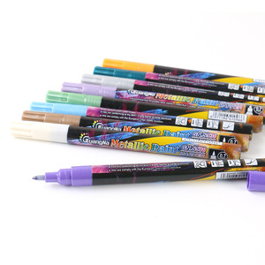 Pennarelli per pennarelli metallici con <span class=keywords><strong>punta</strong></span> Extra <span class=keywords><strong>fine</strong></span> da 0.7mm per pittura su roccia - Product Image 6